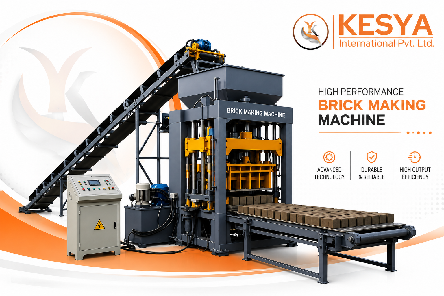 Top Brick Making Machine Dealers in India | Heavy Duty Brick Making Machines by Kesya International